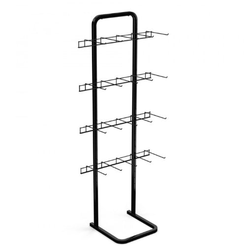 black glossy display rack floor stand..