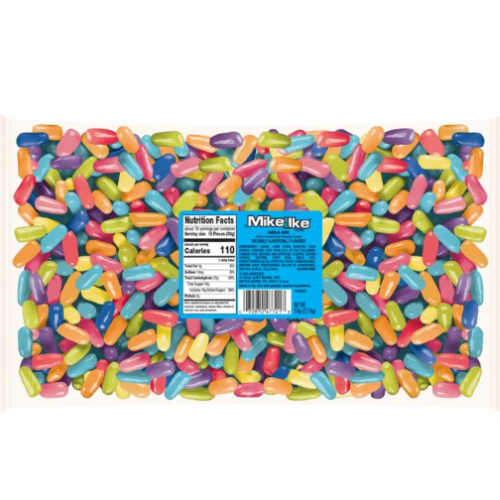 Mike and Ike mega mix candy in bulk 5lb bag 10 flavours Mike&ikes