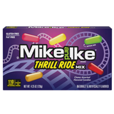 Box of Mike and Ike Thrill Ride Mix candy on a white background